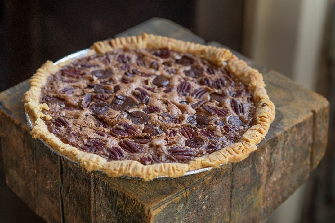 chocolate bourbon pecan pie