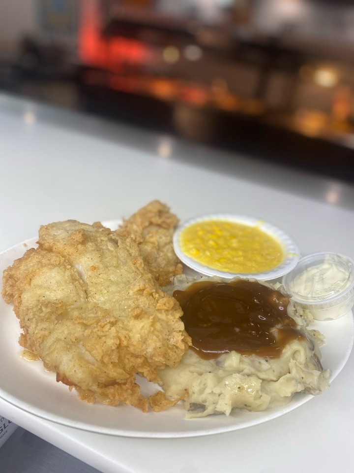 Blairsville Restaurant Grits & Greens Half & Half Tea