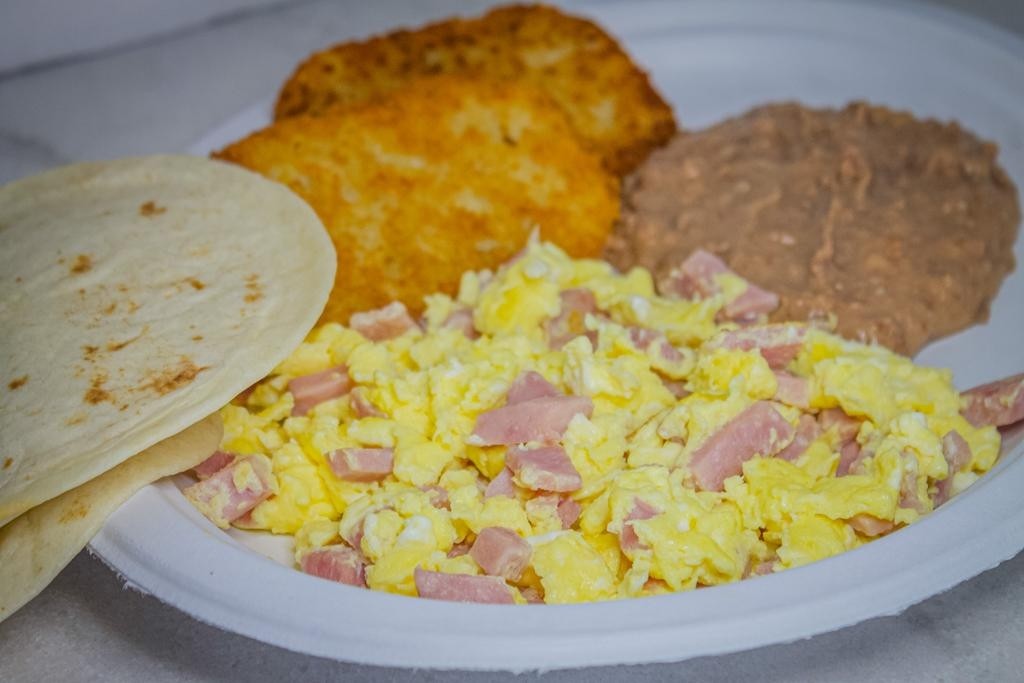 Ham & Eggs Plate