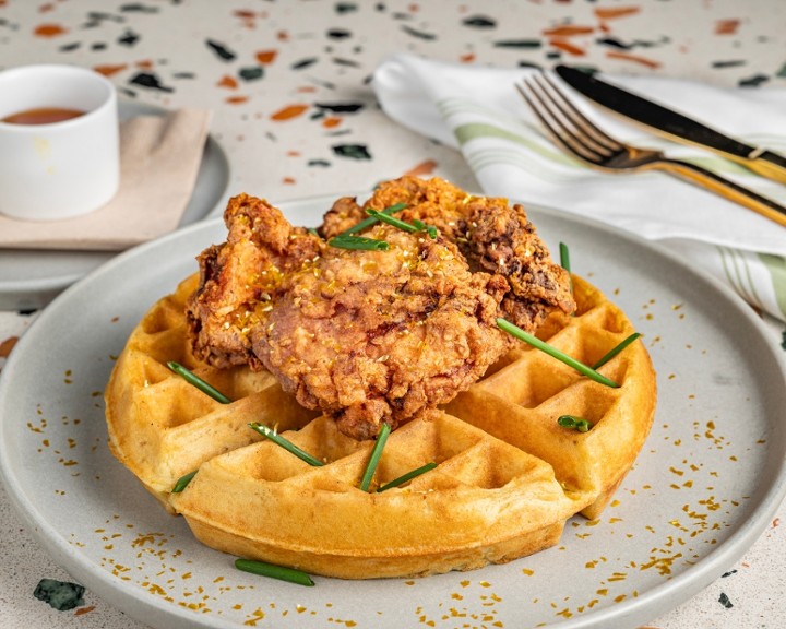 Spicy Chicken & Waffles*