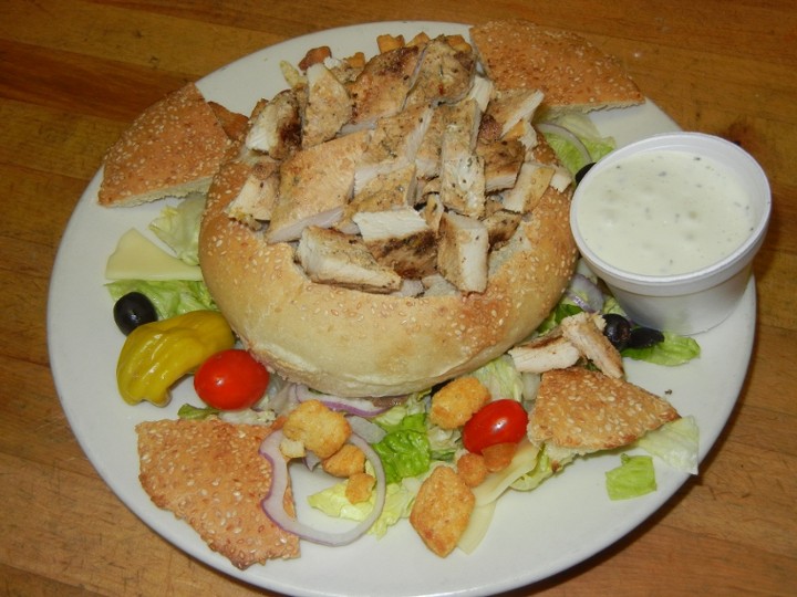 Bread Bowl Chicken Salad