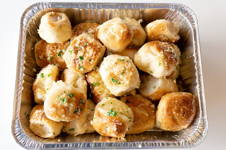 Tray of Garlic knots