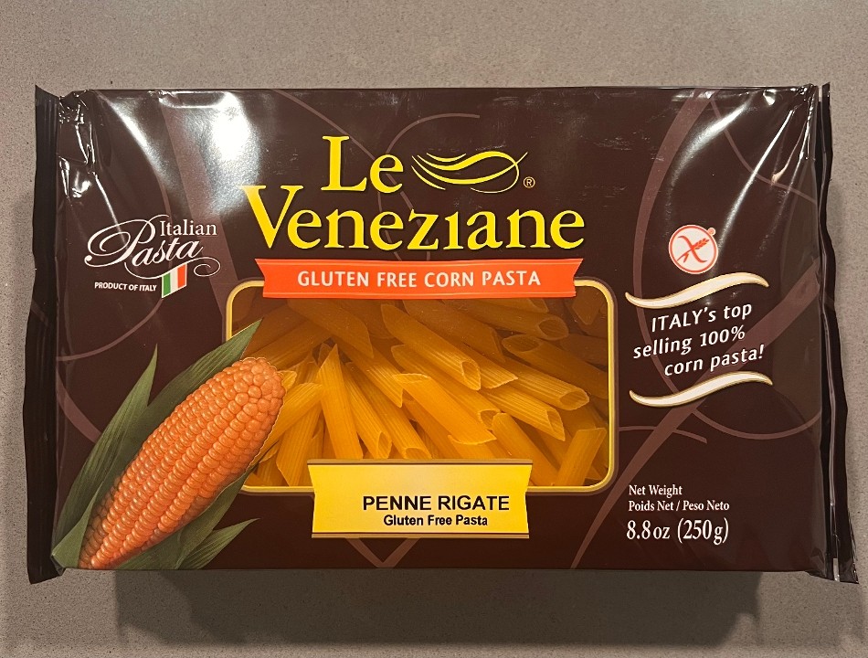 Le Veneziane Gluten Free Rigate Corn Pasta