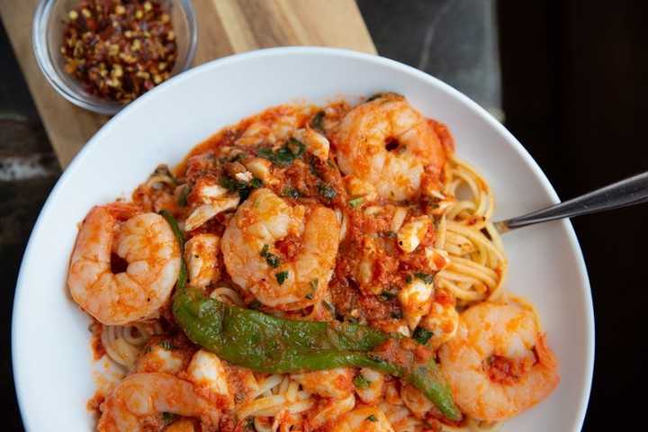 Shrimp & Crab Meat Fra Diavolo