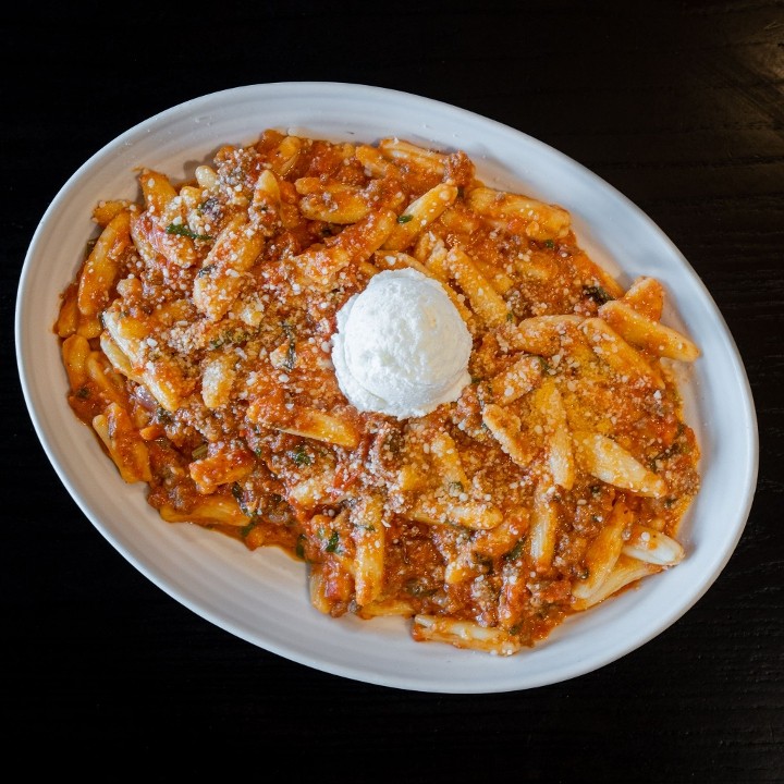 Ricotta Cavatelli Bolognese