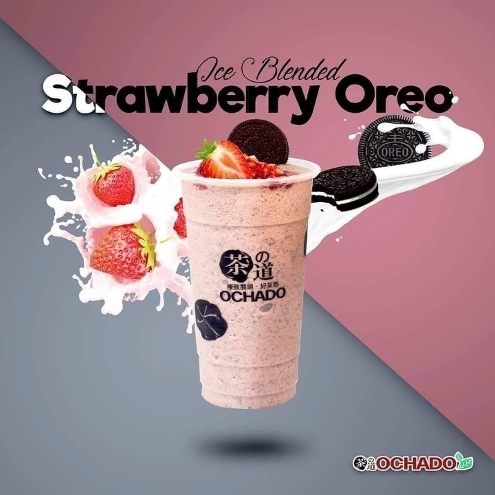 Strawberry Oreo Ice Blend