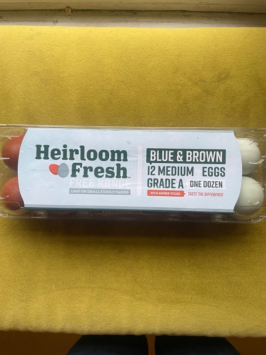 Heirloom Free Range Eggs (Dozen)