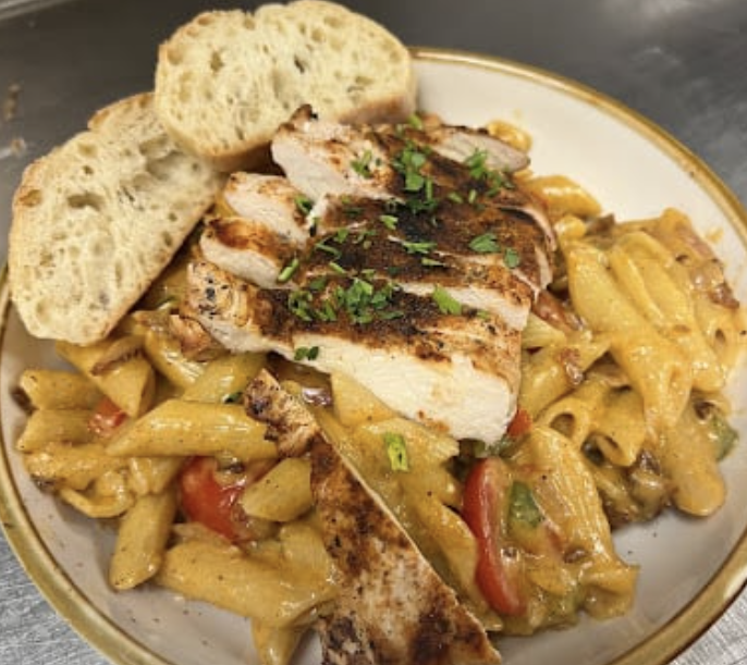 CHICKEN BACON CAJUN PASTA