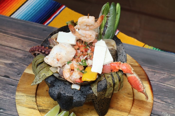 MOLCAJETE DE MARISCOS