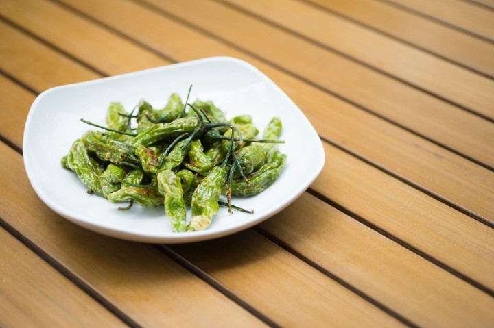 Fried Shishito Peppers