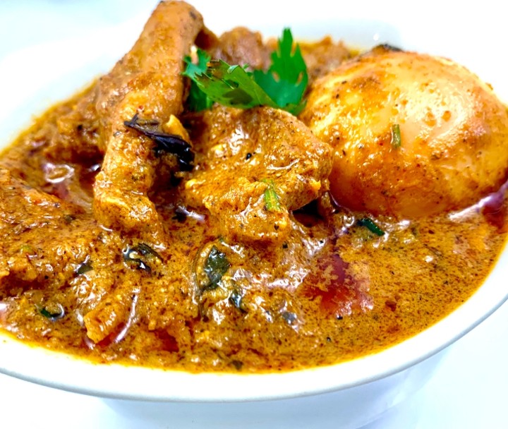 Dum Ka Chicken curry with Egg