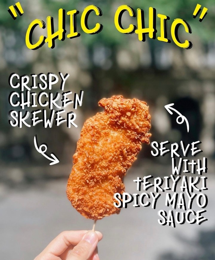 Chic Chic Crispy Chicken Skewer