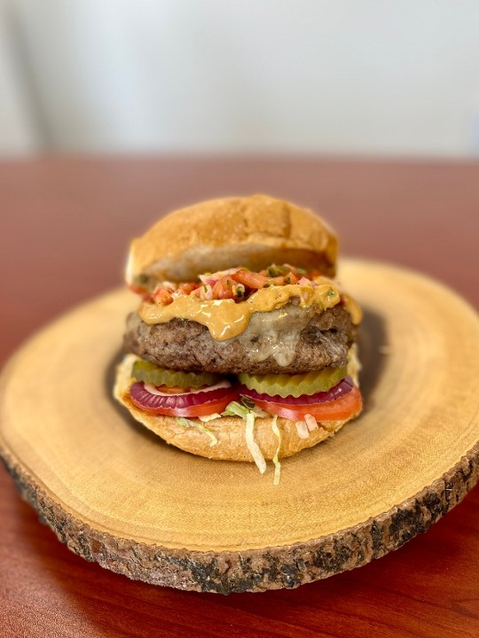 Stuffed Spicy Southwest Burger