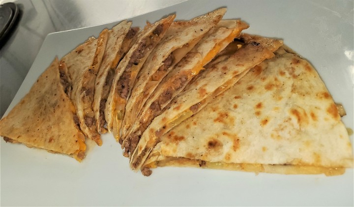 Cheeseburger Quesadilla