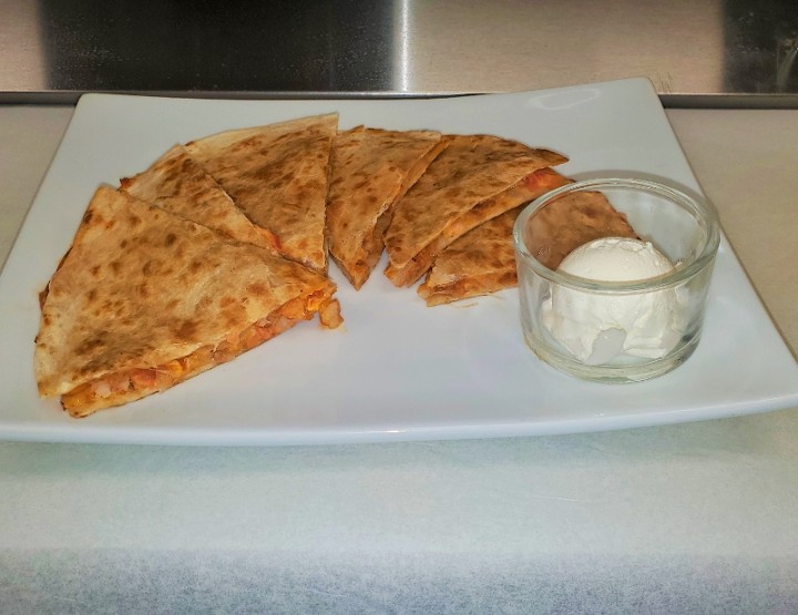 Buffalo Shrimp Quesadilla