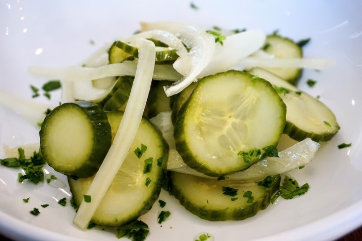 Side Pickled Cucumber Salad