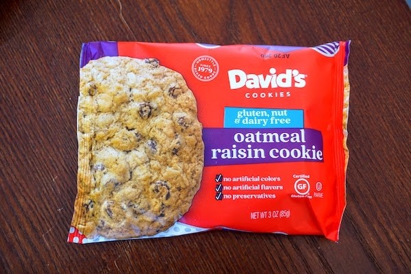 David's Gluten Free Oatmeal Raisin Cookie