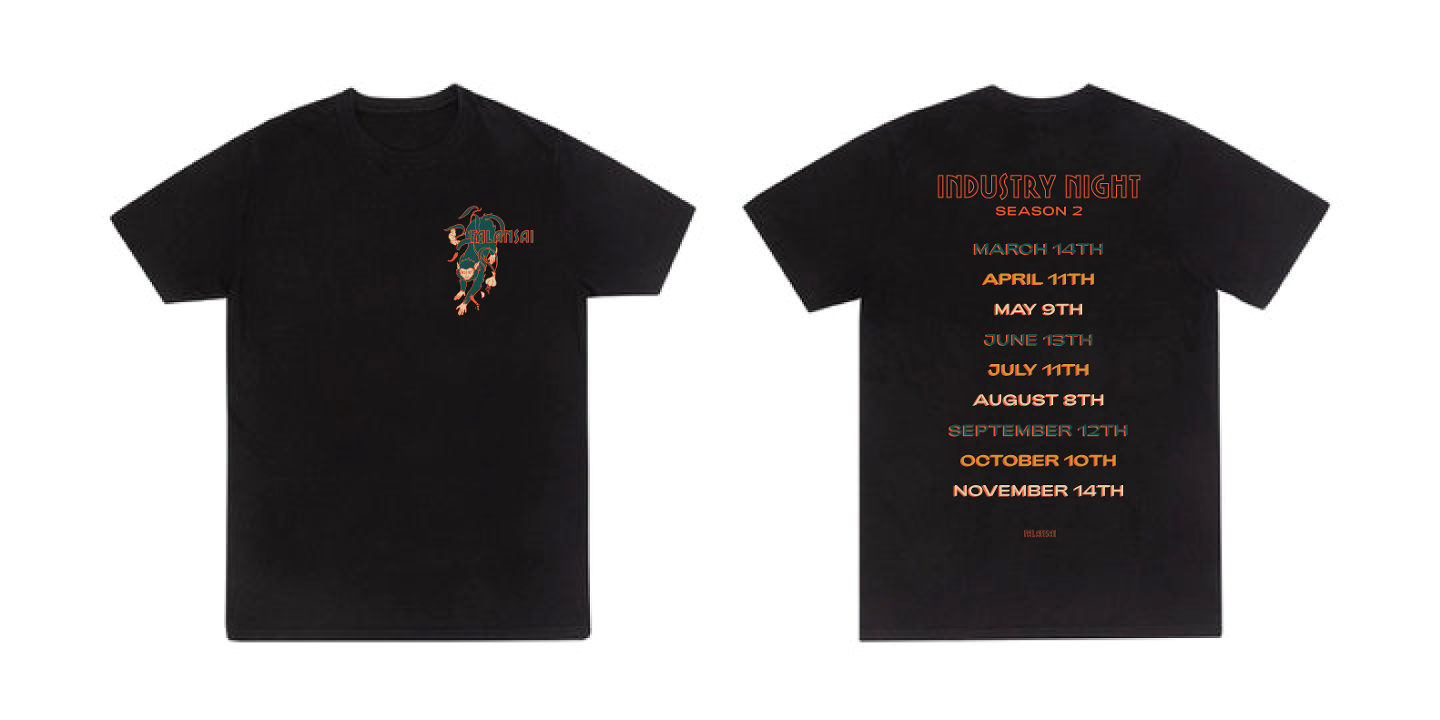 Limited Edition 'Industry Night' t-shirts