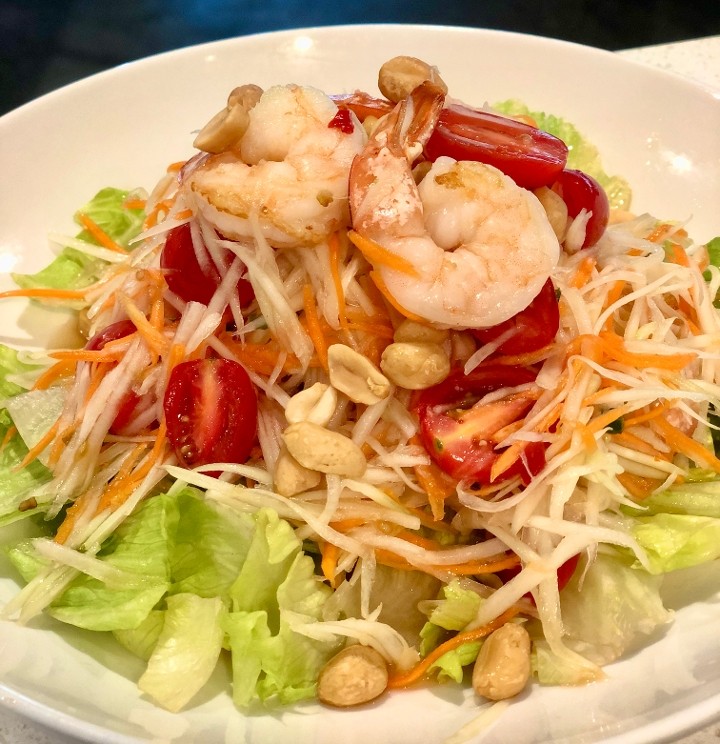 Papaya Salad with shrimp