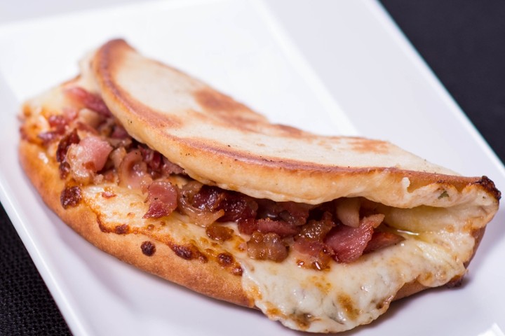 Bacon Cheese Pita