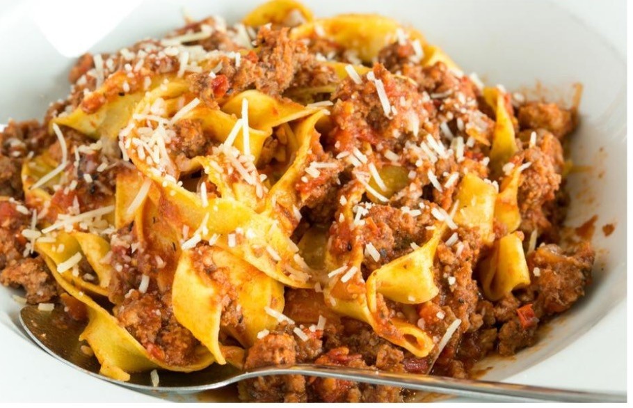 Lunch Bolognese Pasta