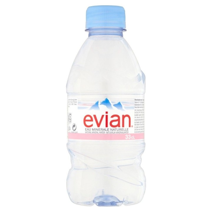 evian water bottle