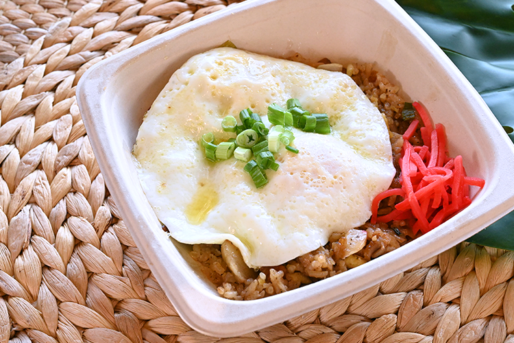 Fried Rice with Egg Plate