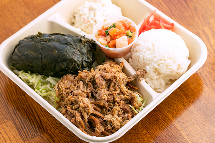 Lau Lau, Kalua Pork, Lomi Salmon