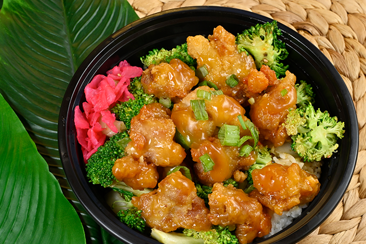 Hawaiian Orange Chicken Bowl