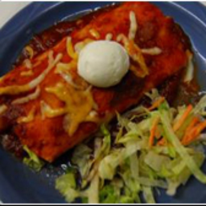 Refried Bean Enchilada