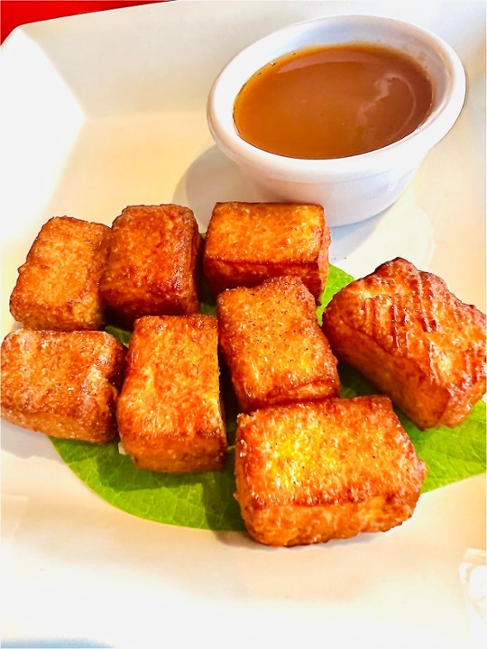 Fried Cheese with Guava Sauce**