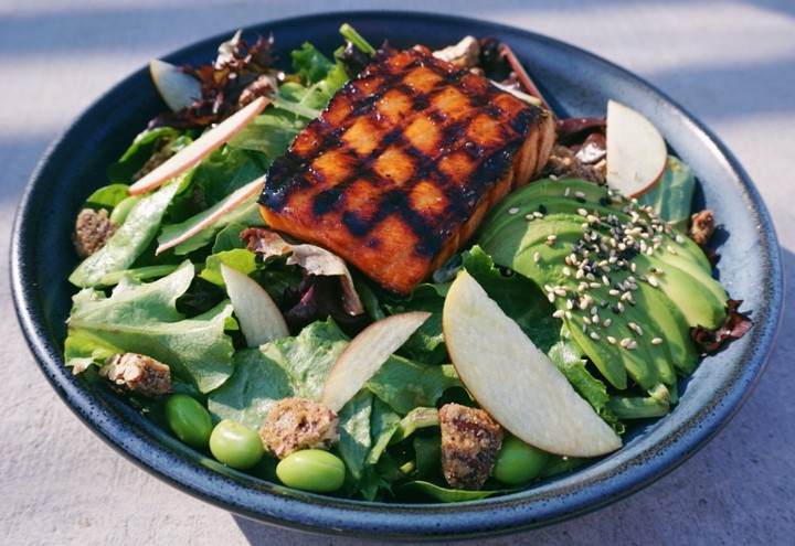 Mt. Fuji Salad with Salmon