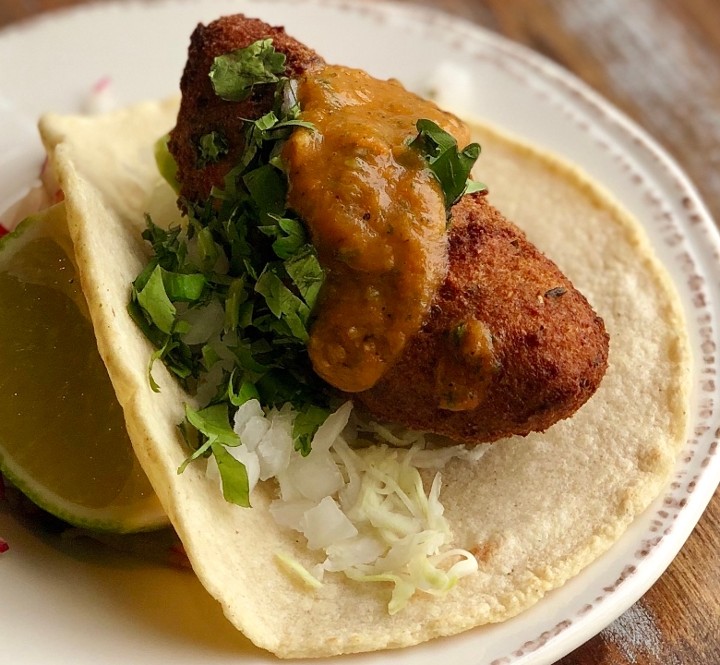 Fried Avocado Tacos