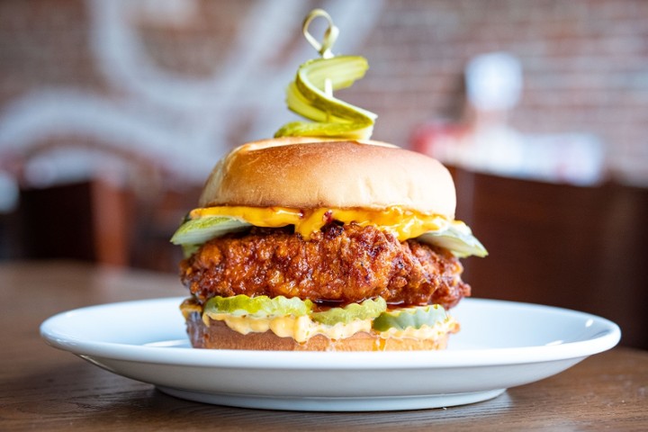 Nashville Hot Fried Chicken Sandwich