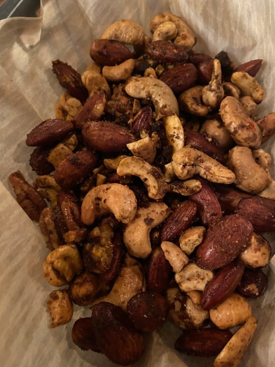 Whiskey Smoked Nuts