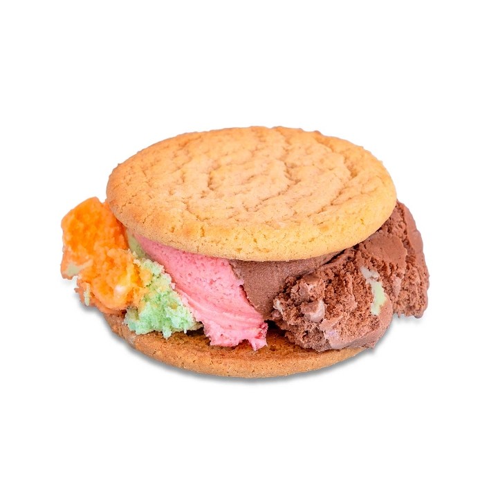 Rainbow Cone Ice Cream Cookie Sandwich (each)