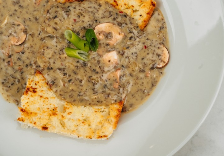 Biscuits and Mushroom Gravy