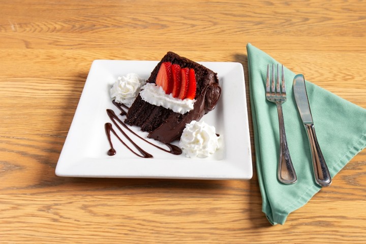 Chocolate Cake & Cinnamon Ice Cream