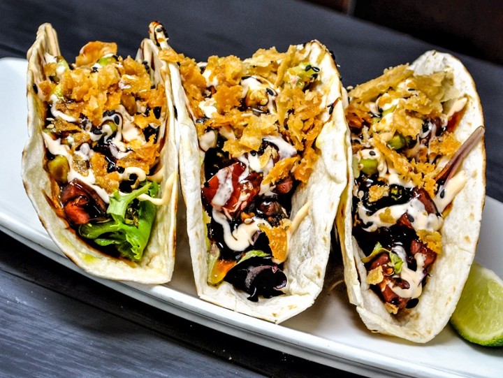 Tuna Stack Tacos