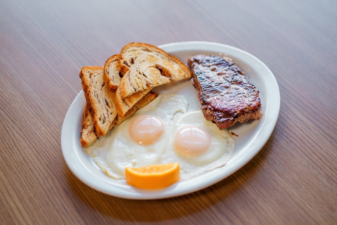 Eggs & NY Strip Steak