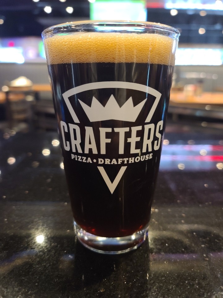 Crafters Logo Pint Glass
