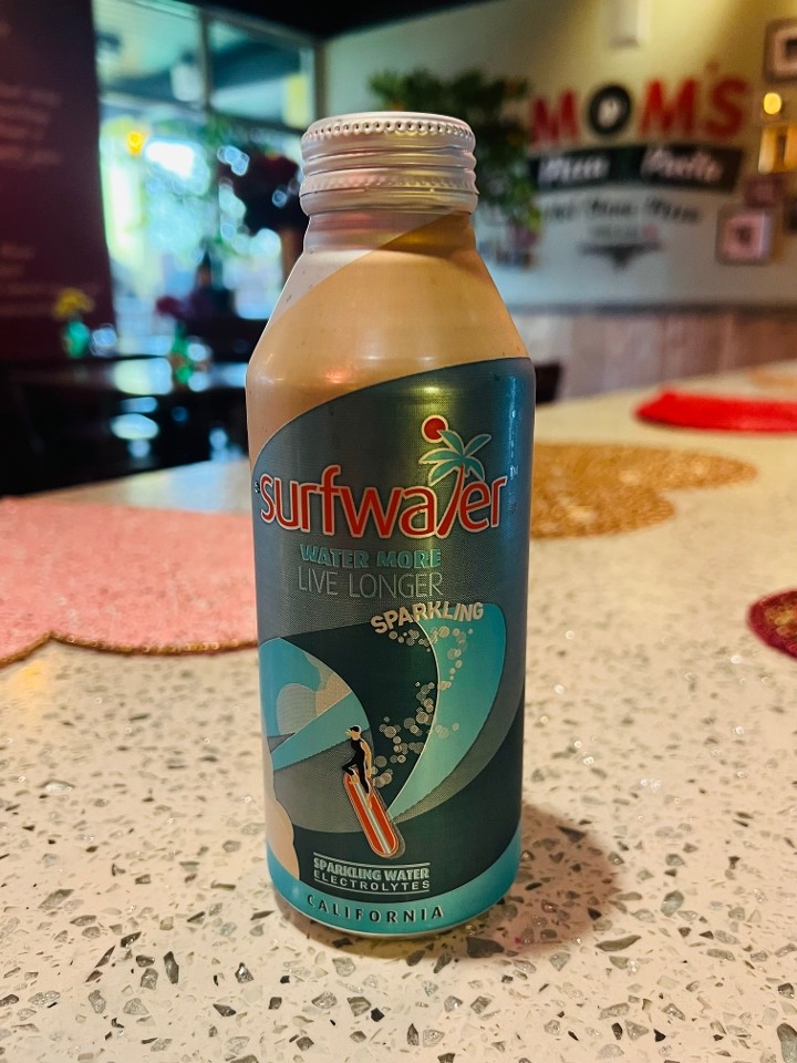 SurfWater Sparkling Water - eco friendly packaging
