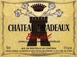 1408 Château Pradeaux 10 ans d'Élevage Bandol, France 2007