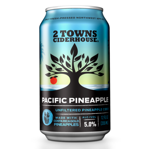2 Towns Ciderhouse - Pacific Pineapple // Unfiltered Pineapple Cider // 6-pack