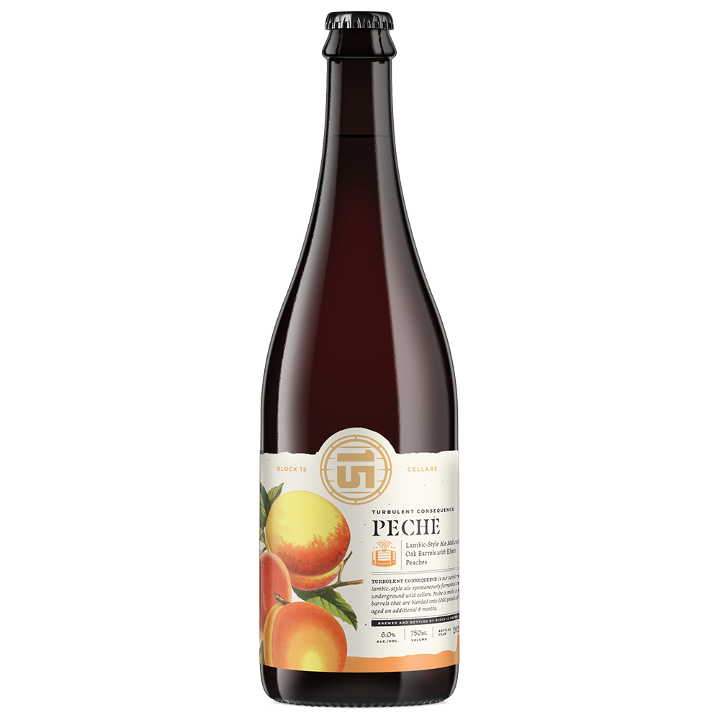 TC Pêche // Lambic Ale with Peaches // 750ml Bottle