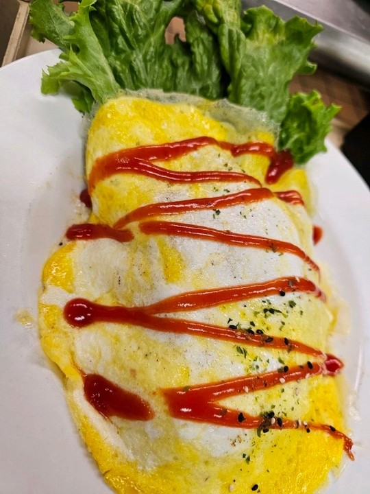 Omelet Rice-Kimchi