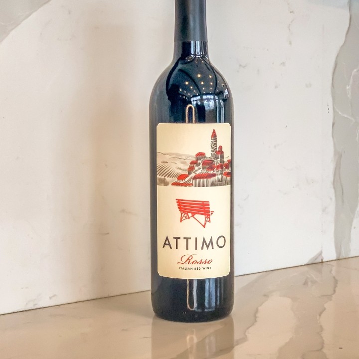 Bottle of Attimo Rosso Italian Red Wine GF