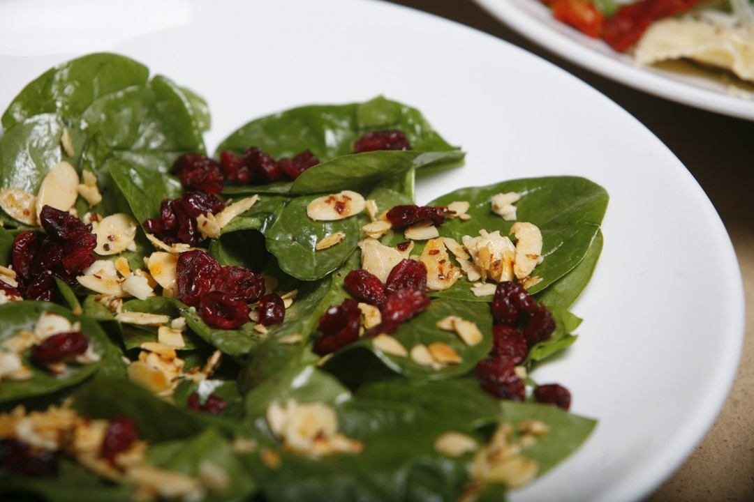 Half Cranberry Spinach Salad