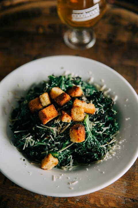 Grilled Kale Caesar