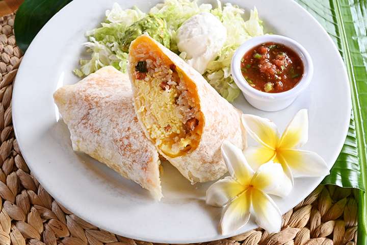 Hawaiian Breakfast Burrito